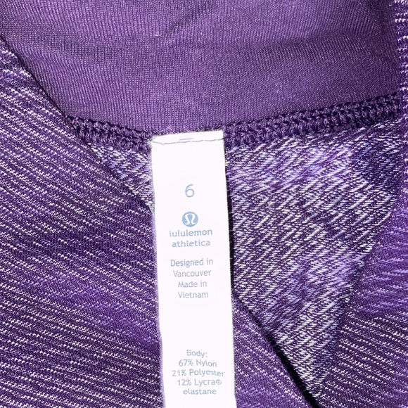 LULULEMON Dark Purple Precision Asymmetrical Zip Jacket 6 - Picture 4 of 16